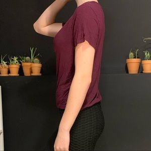 Dark Red T-shirt/Soft & Sexy🍷🌆🌶🥀